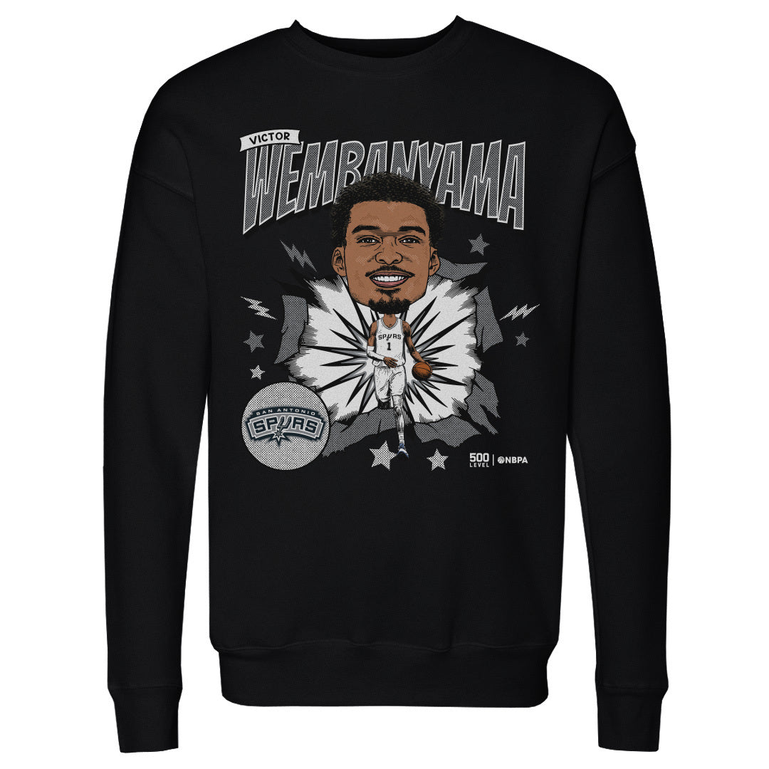 Victor Wembanyama Men's Crewneck Sweatshirt | 500 LEVEL