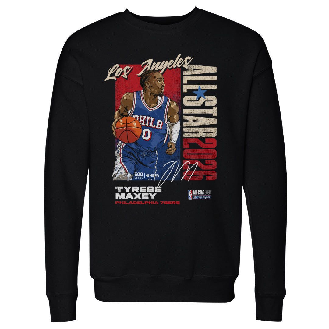 Tyrese Maxey Men's Crewneck Sweatshirt | 500 LEVEL