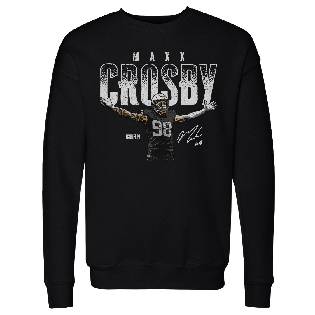 Maxx Crosby Men's Crewneck Sweatshirt | 500 LEVEL