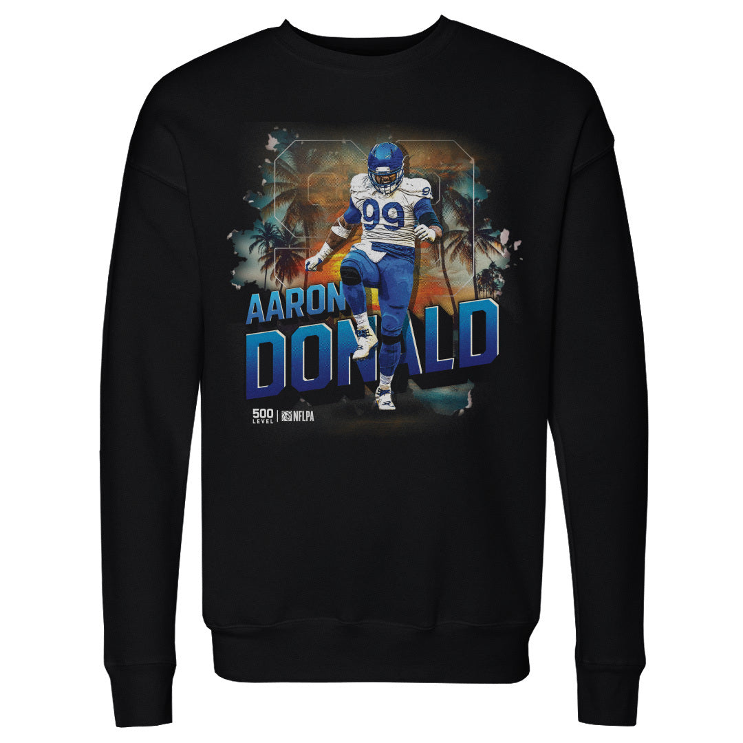 Aaron Donald Men's Crewneck Sweatshirt | 500 LEVEL