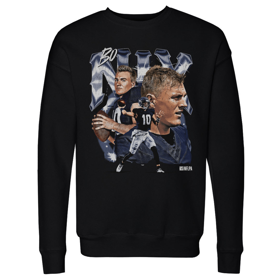 Bo Nix Men's Crewneck Sweatshirt | 500 LEVEL