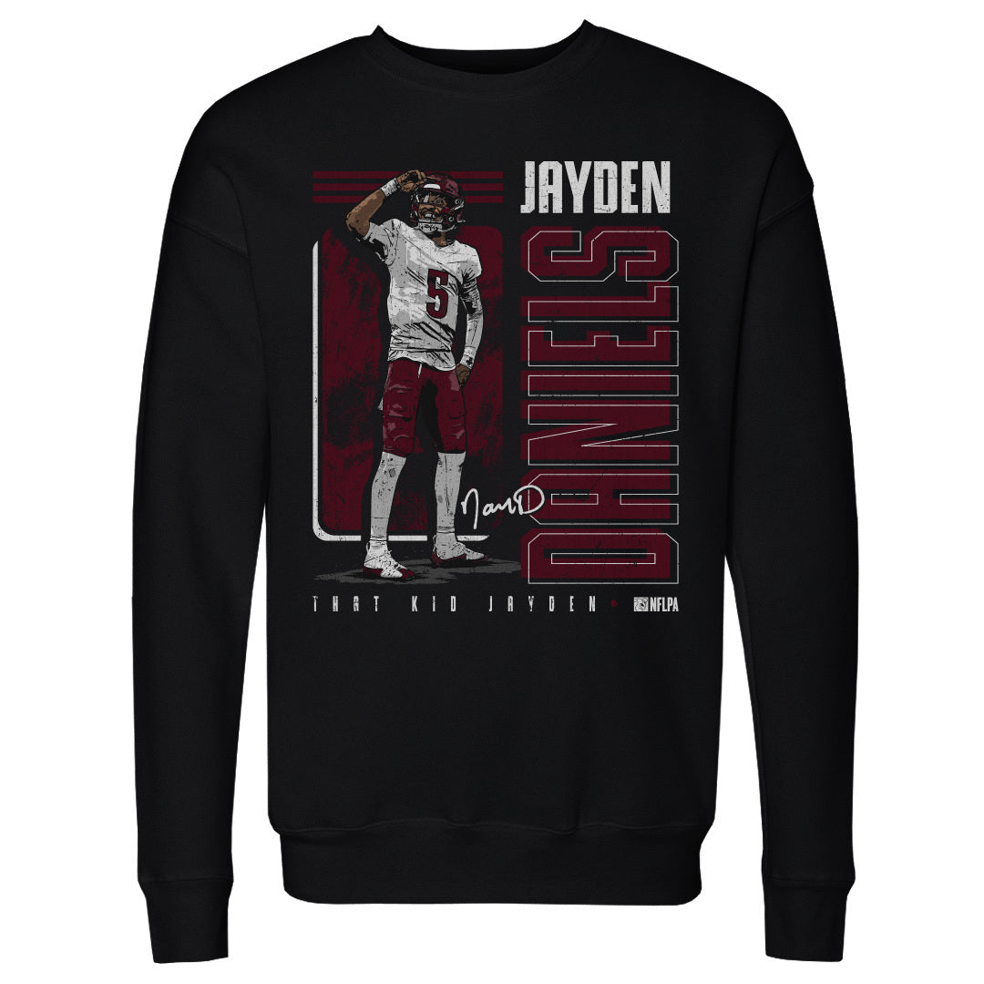 Jayden Daniels Men's Crewneck Sweatshirt | 500 LEVEL