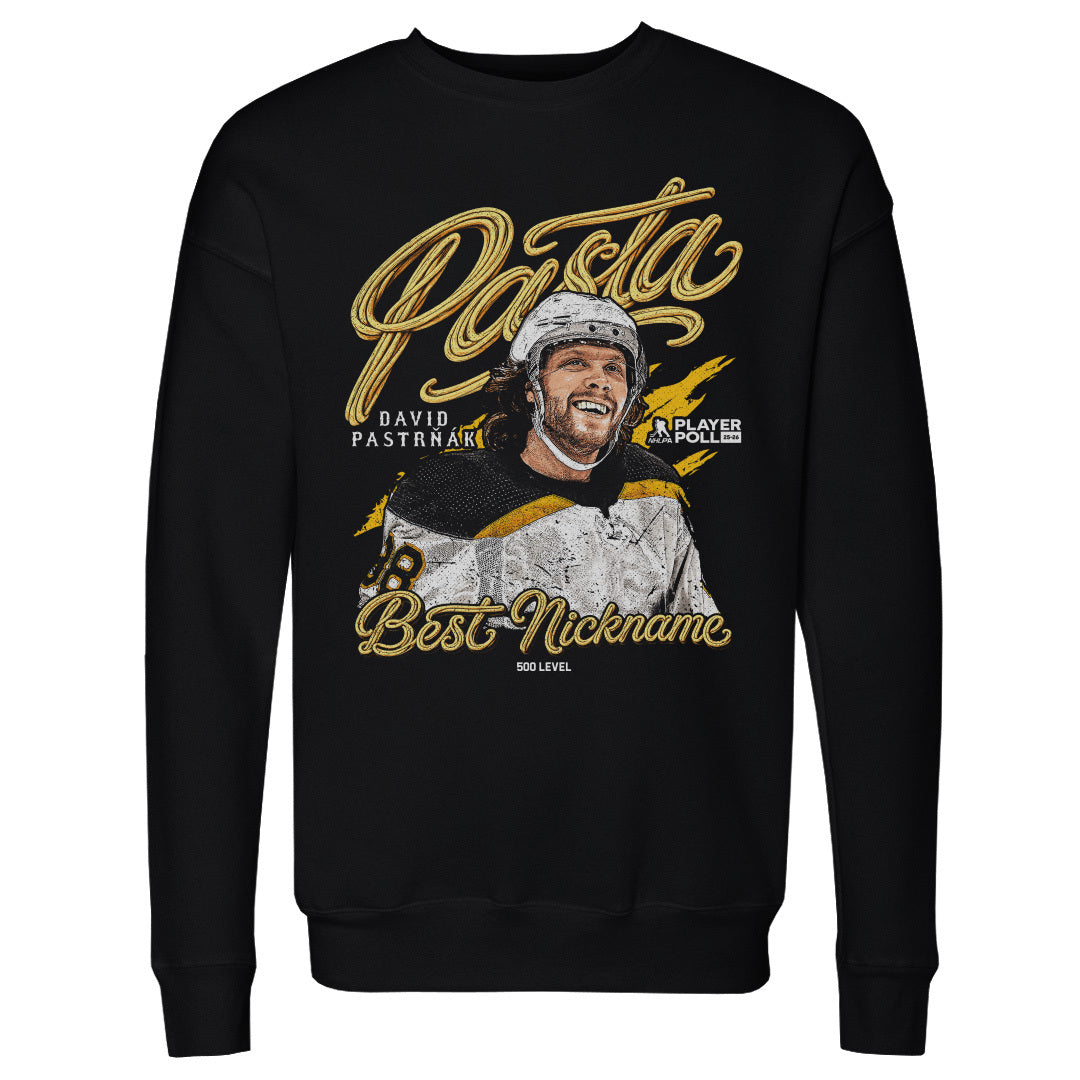 David Pastrnak Men's Crewneck Sweatshirt | 500 LEVEL