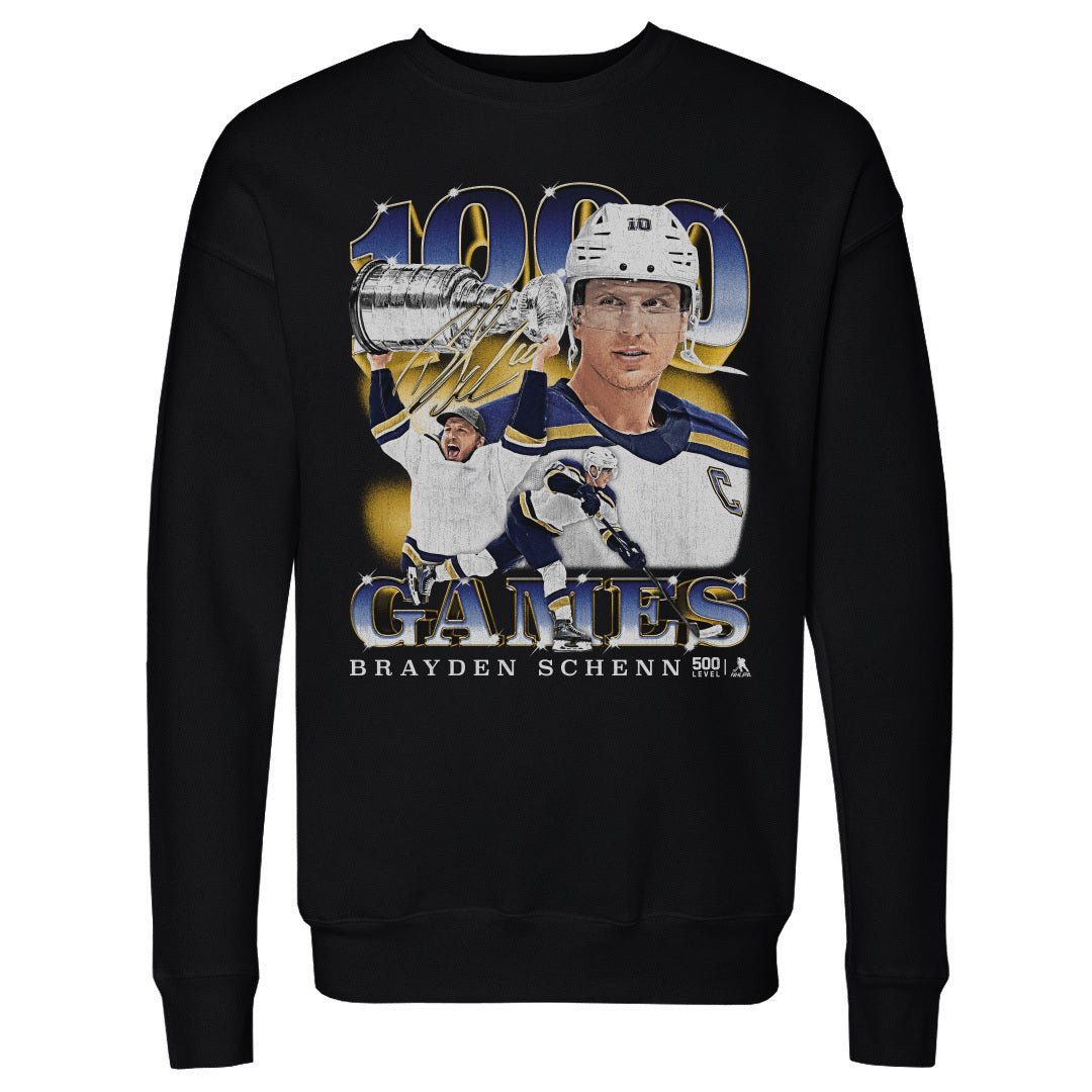 Brayden Schenn Men's Crewneck Sweatshirt | 500 LEVEL