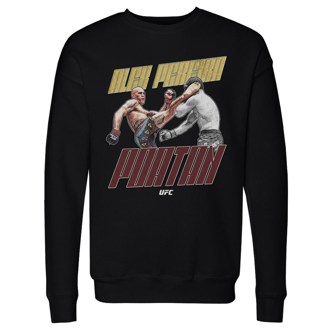 Alex Pereira Men's Crewneck Sweatshirt | 500 LEVEL