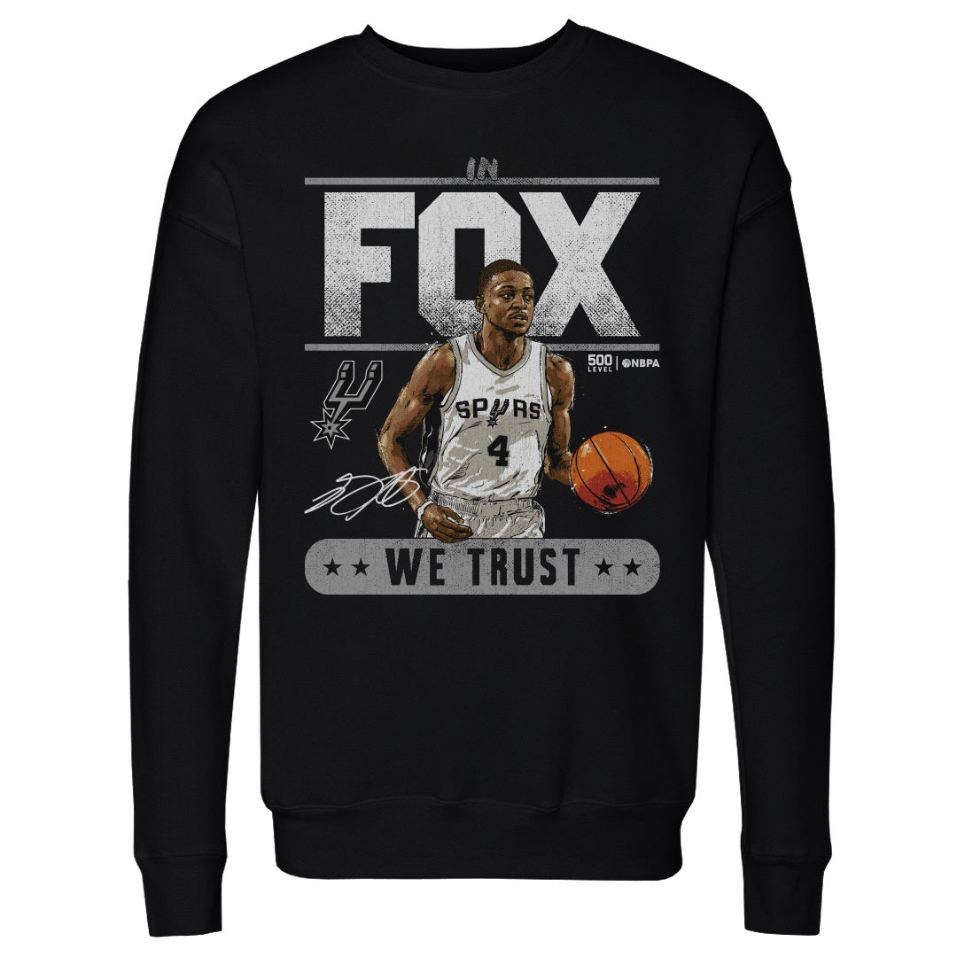 De'Aaron Fox Men's Crewneck Sweatshirt | 500 LEVEL
