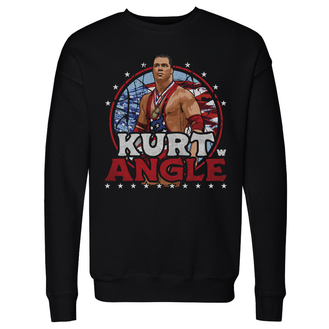 Kurt Angle Men's Crewneck Sweatshirt | 500 LEVEL