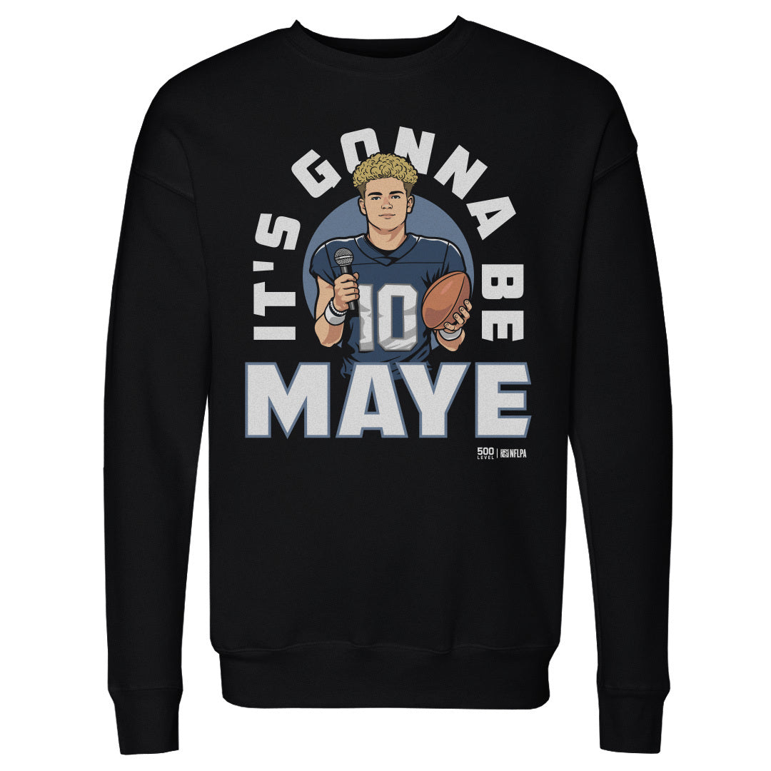 Drake Maye Men's Crewneck Sweatshirt | 500 LEVEL