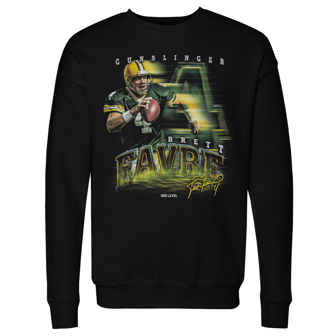 Brett Favre Men's Crewneck Sweatshirt | 500 LEVEL