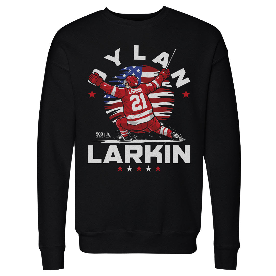Dylan Larkin Men's Crewneck Sweatshirt | 500 LEVEL