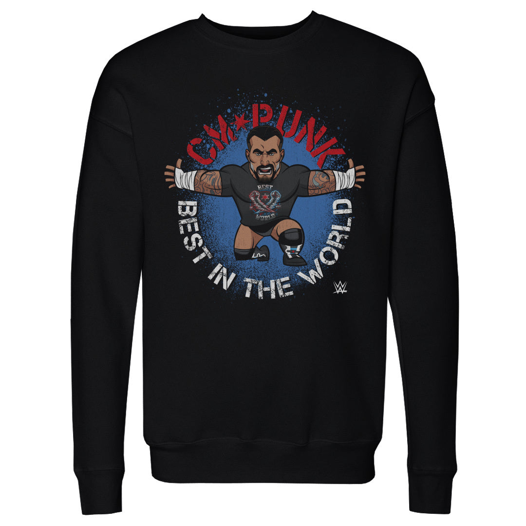 CM Punk Men's Crewneck Sweatshirt | 500 LEVEL