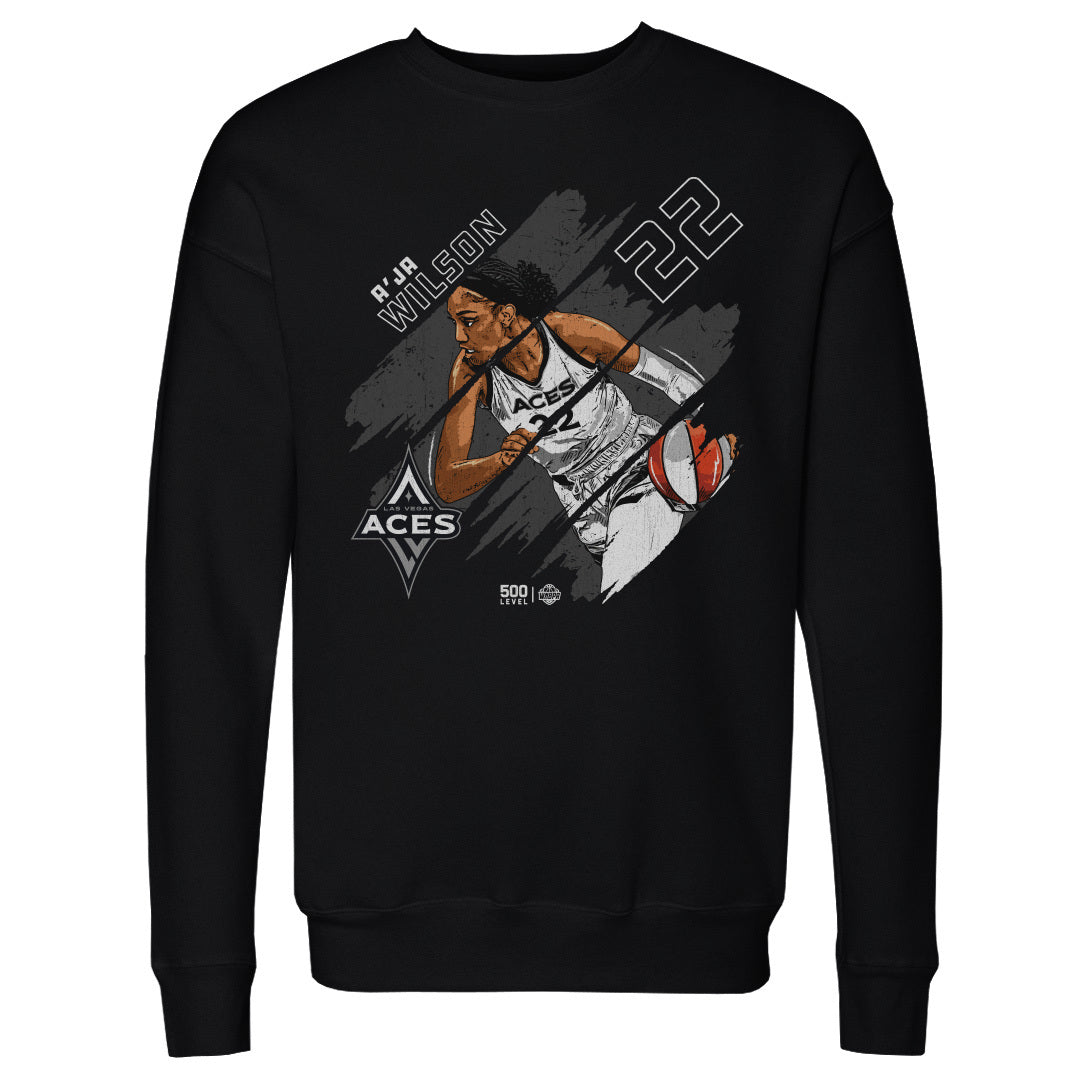 A'ja Wilson Men's Crewneck Sweatshirt | 500 LEVEL