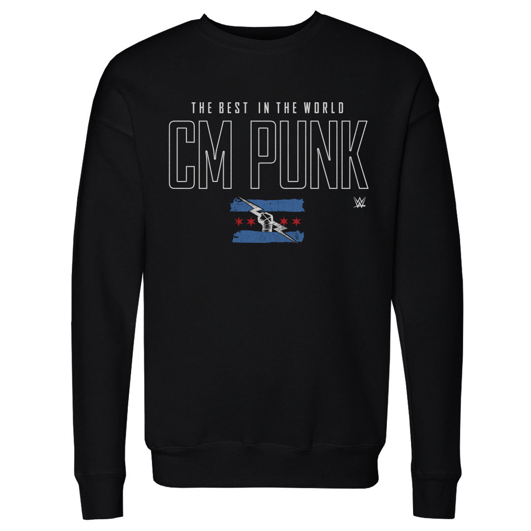 CM Punk Men's Crewneck Sweatshirt | 500 LEVEL