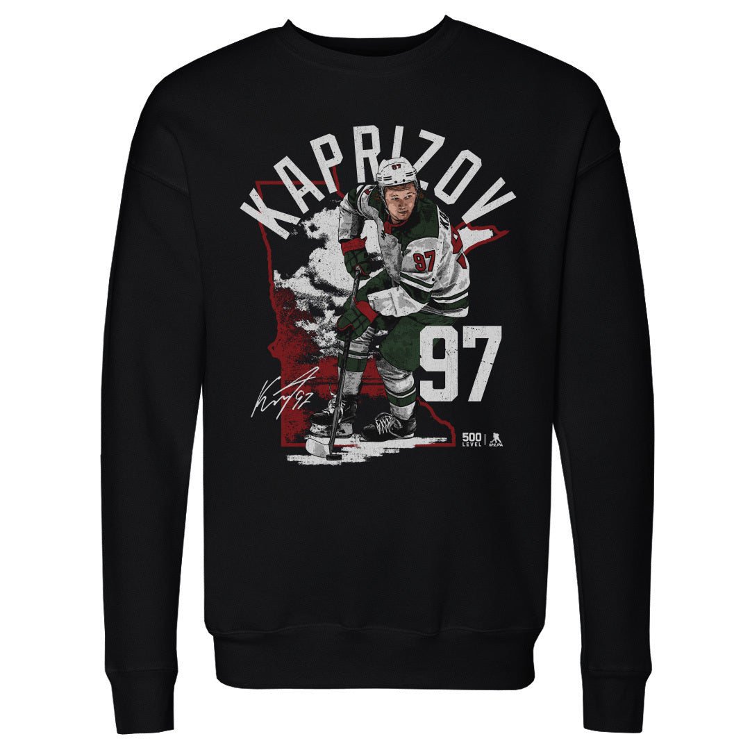 Kirill Kaprizov Men's Crewneck Sweatshirt | 500 LEVEL