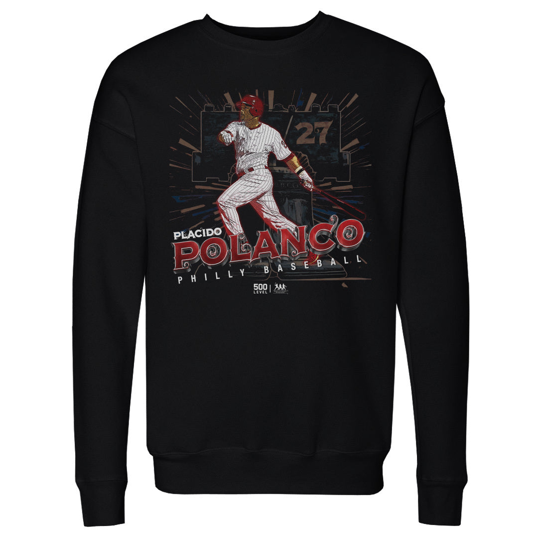 Placido Polanco Men's Crewneck Sweatshirt | 500 LEVEL
