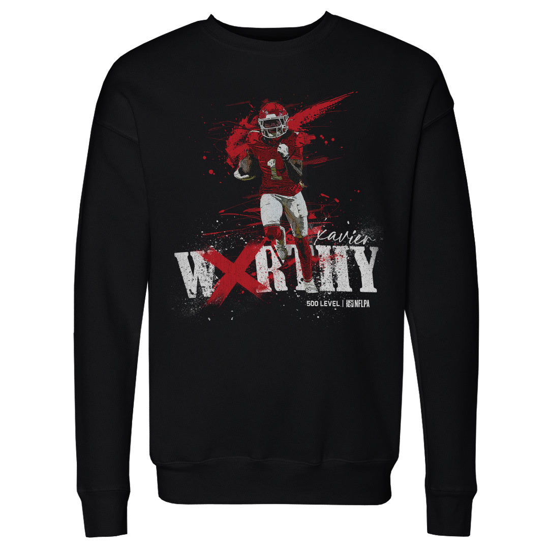 Xavier Worthy Men's Crewneck Sweatshirt | 500 LEVEL