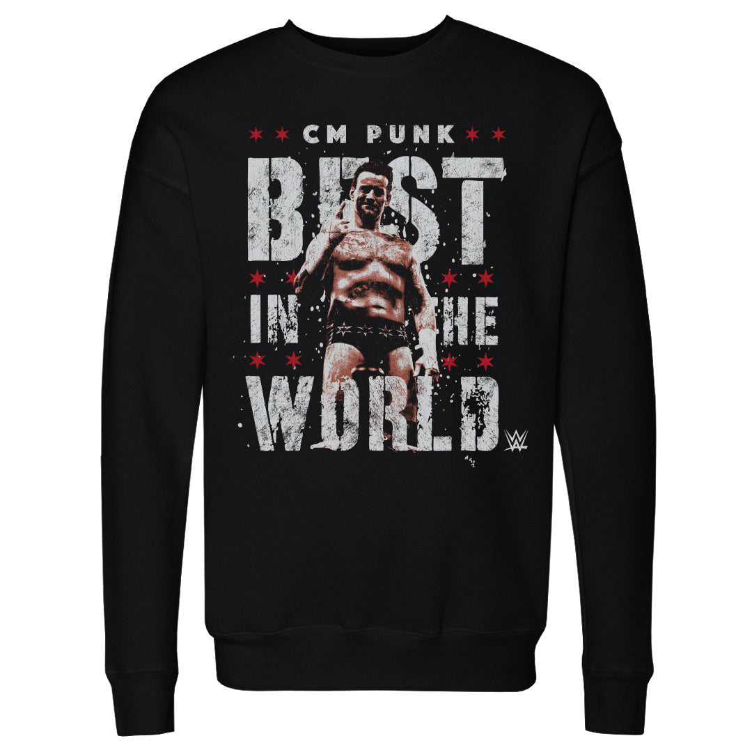 CM Punk Men's Crewneck Sweatshirt | 500 LEVEL