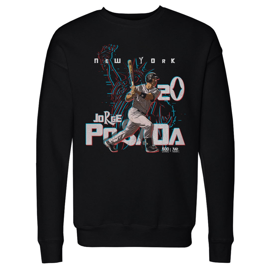 Jorge Posada Men's Crewneck Sweatshirt | 500 LEVEL
