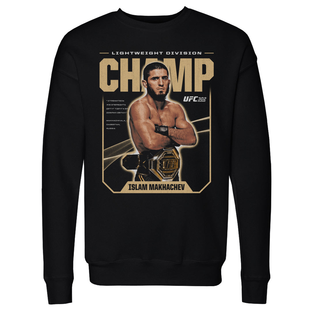 Islam Makhachev Men's Crewneck Sweatshirt | 500 LEVEL