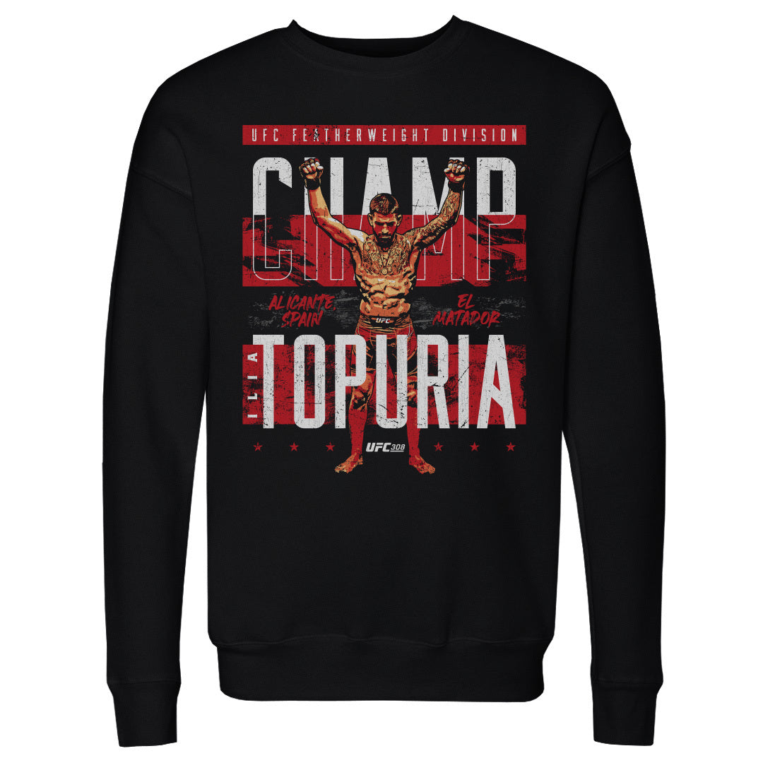 Ilia Topuria Men's Crewneck Sweatshirt | 500 LEVEL
