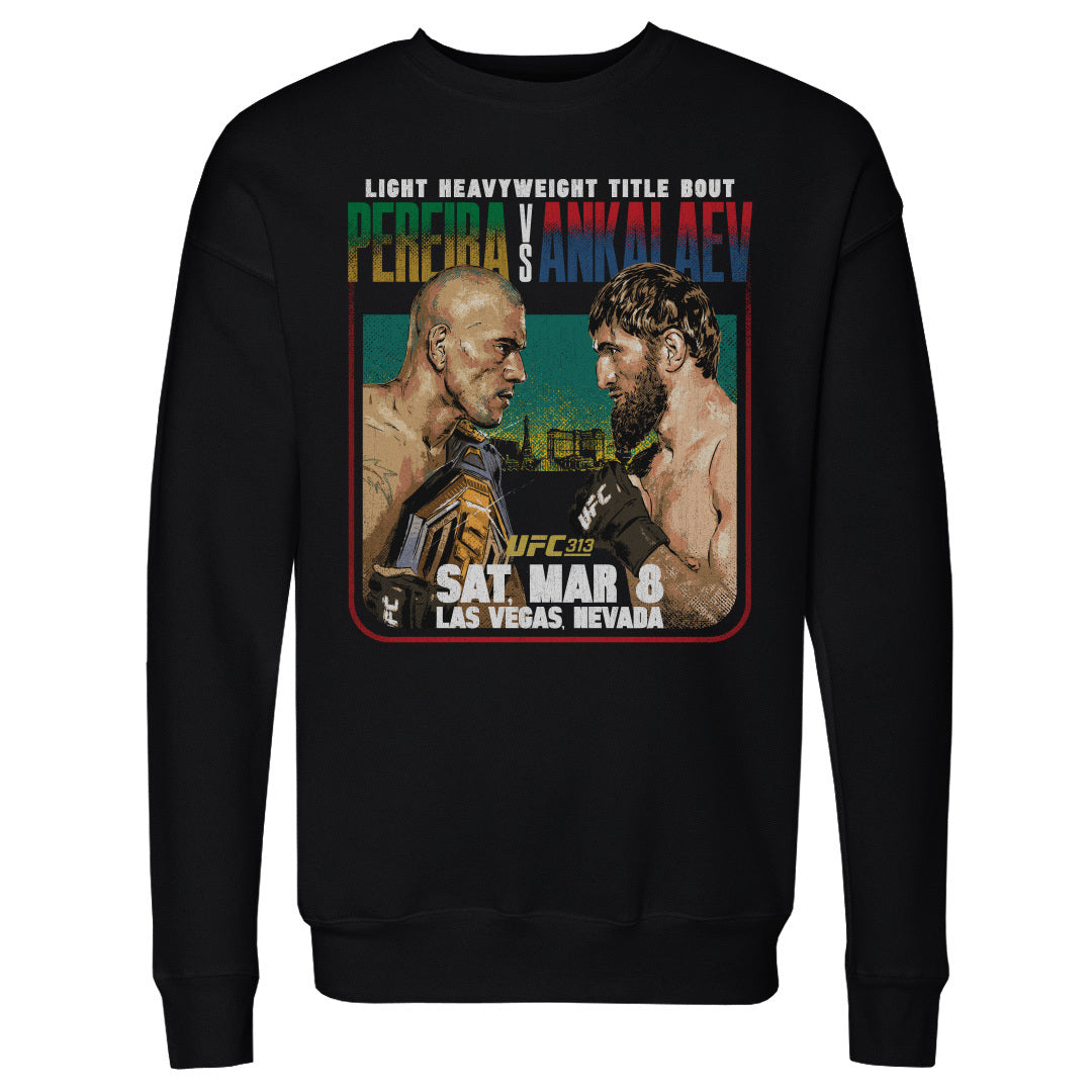 Alex Pereira Men's Crewneck Sweatshirt | 500 LEVEL