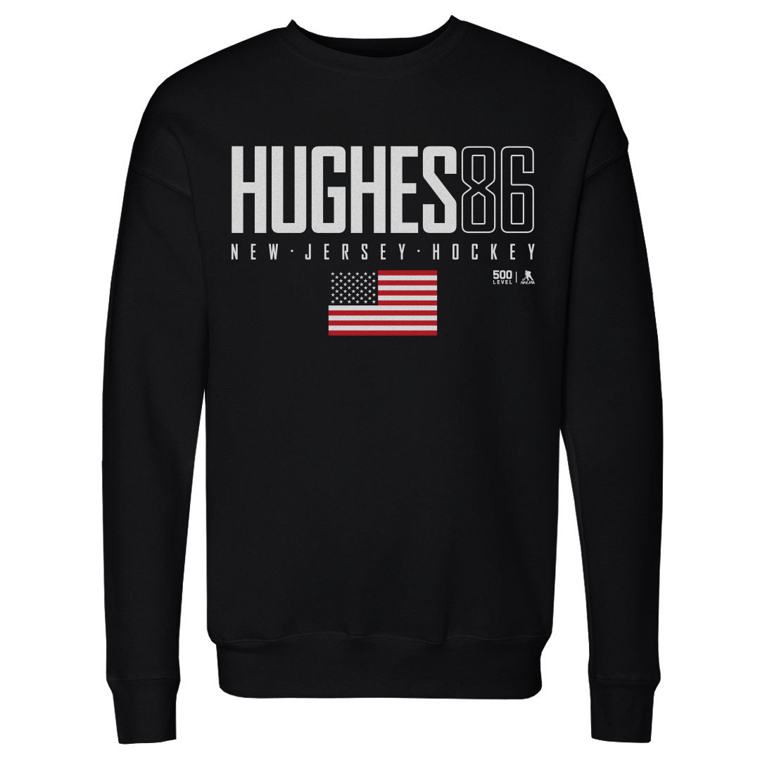 Jack Hughes Men's Crewneck Sweatshirt | 500 LEVEL