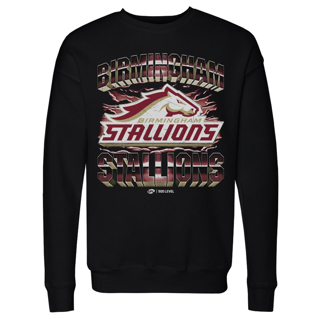 Birmingham Stallions Men's Crewneck Sweatshirt | 500 LEVEL