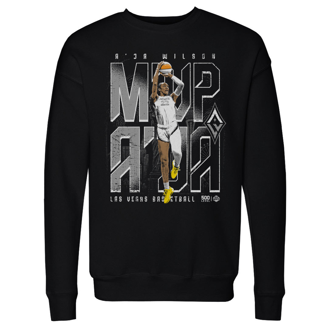 A'ja Wilson Men's Crewneck Sweatshirt | 500 LEVEL