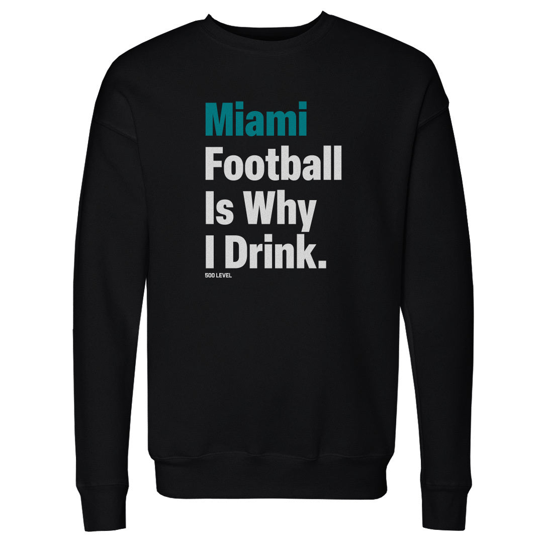 Miami Football Men's Crewneck Sweatshirt | 500 LEVEL