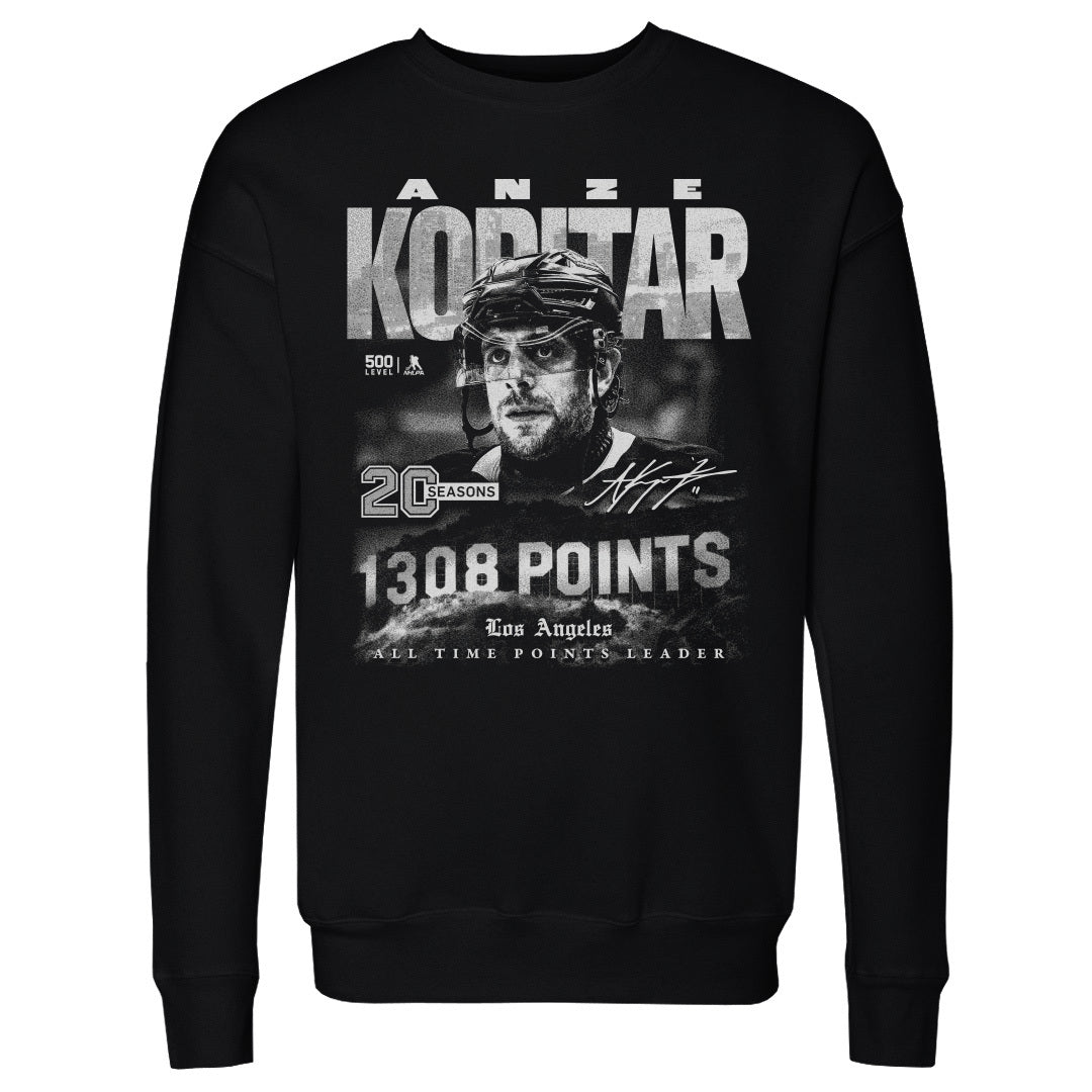 Anze Kopitar Men's Crewneck Sweatshirt | 500 LEVEL