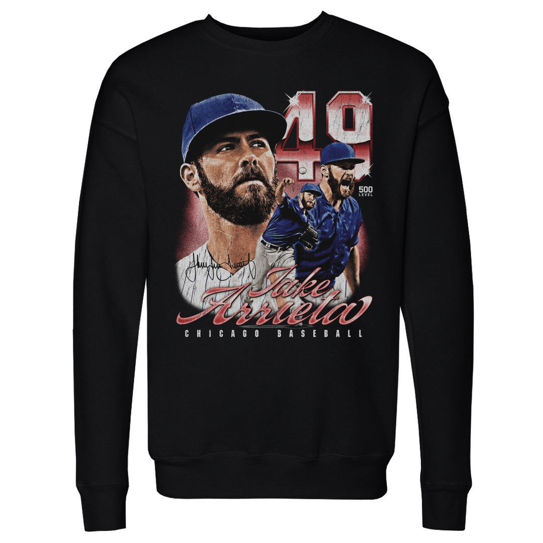Jake Arrieta Men's Crewneck Sweatshirt | 500 LEVEL