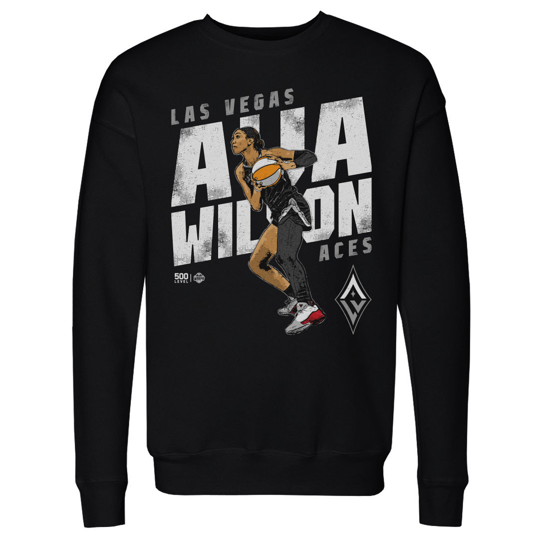 A'ja Wilson Men's Crewneck Sweatshirt | 500 LEVEL