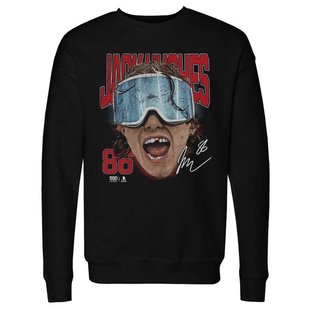 Jack Hughes Men's Crewneck Sweatshirt | 500 LEVEL