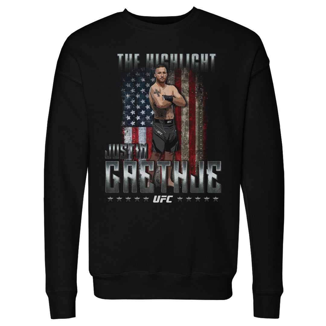 Justin Gaethje Men's Crewneck Sweatshirt | 500 LEVEL