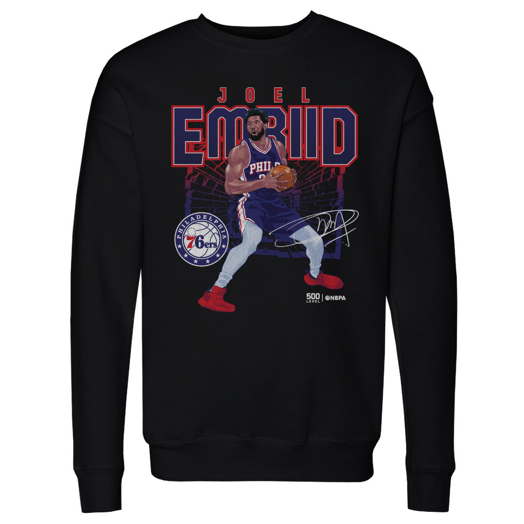 Joel Embiid Men's Crewneck Sweatshirt | 500 LEVEL
