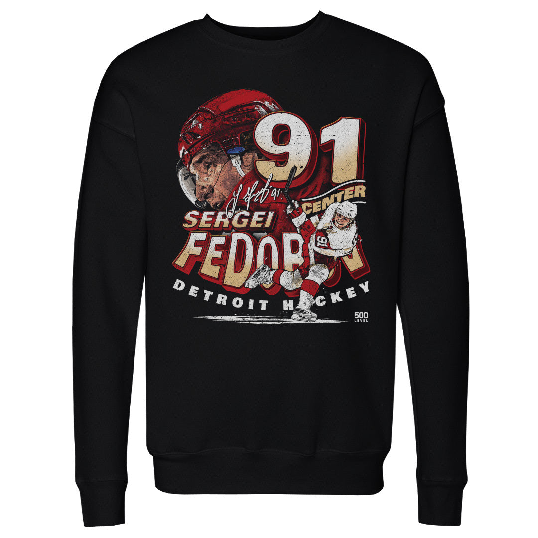Sergei Fedorov Men's Crewneck Sweatshirt | 500 LEVEL