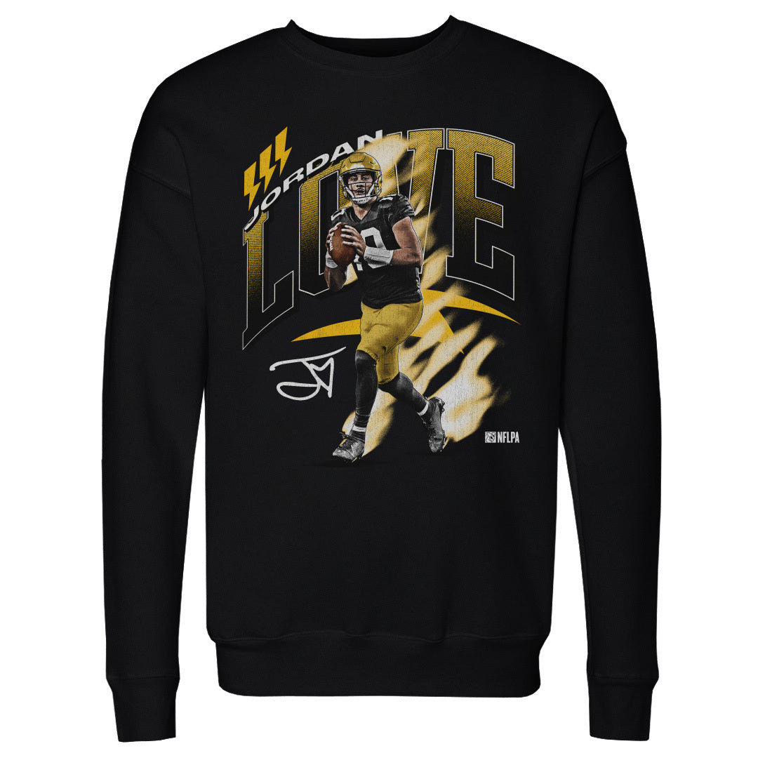 Jordan Love Men's Crewneck Sweatshirt | 500 LEVEL