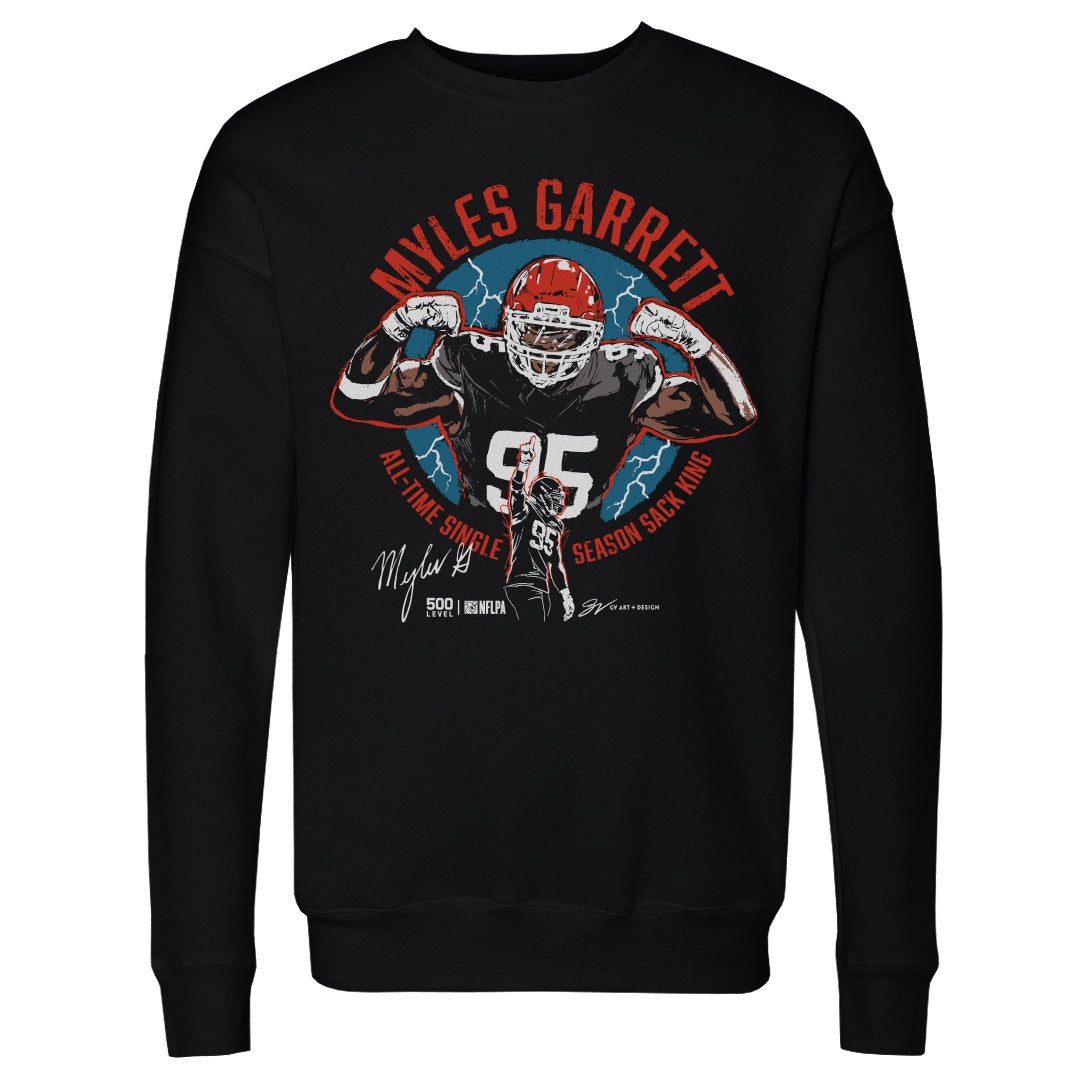 Myles Garrett Men's Crewneck Sweatshirt | 500 LEVEL