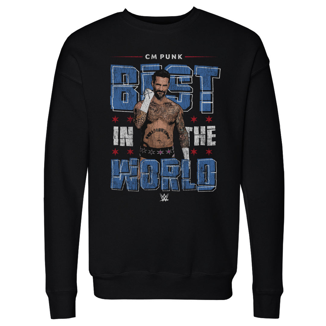 CM Punk Men's Crewneck Sweatshirt | 500 LEVEL