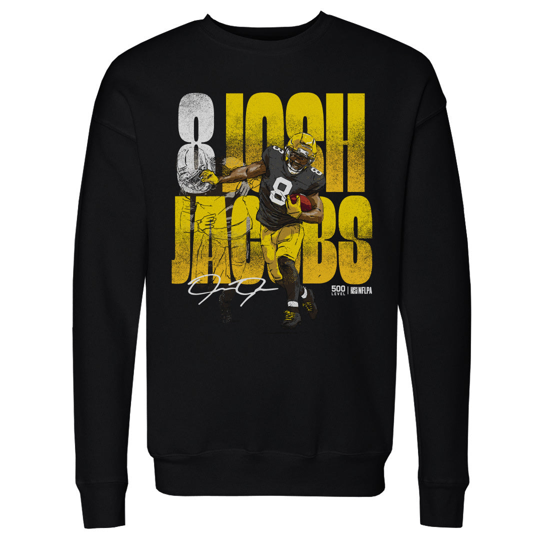 Josh Jacobs Men's Crewneck Sweatshirt | 500 LEVEL