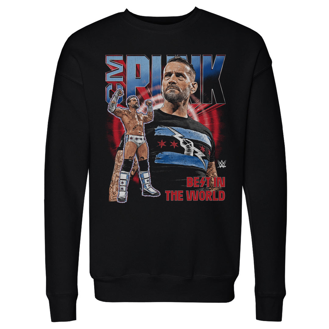 CM Punk Men's Crewneck Sweatshirt | 500 LEVEL