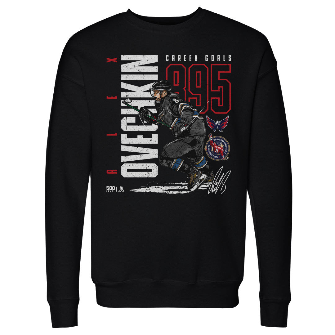 Alex Ovechkin Men's Crewneck Sweatshirt | 500 LEVEL
