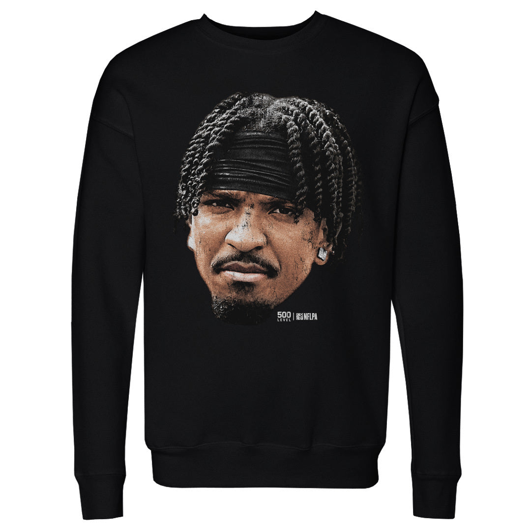 Jayden Daniels Men's Crewneck Sweatshirt | 500 LEVEL