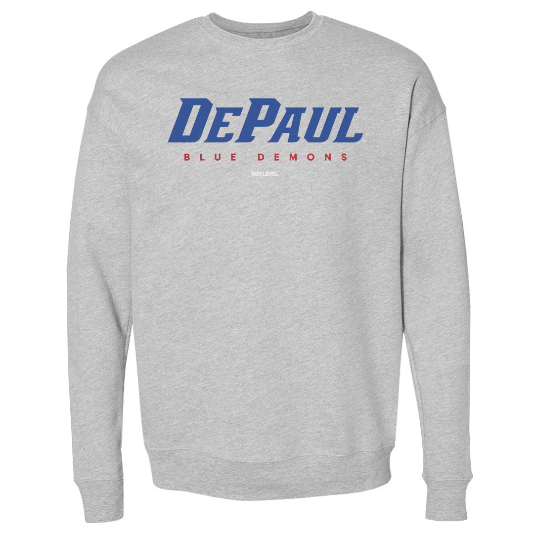 DePaul Blue Demons Men's Crewneck Sweatshirt | 500 LEVEL