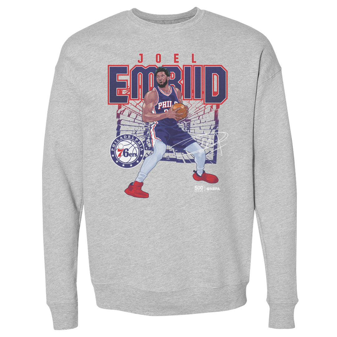 Joel Embiid Men's Crewneck Sweatshirt | 500 LEVEL
