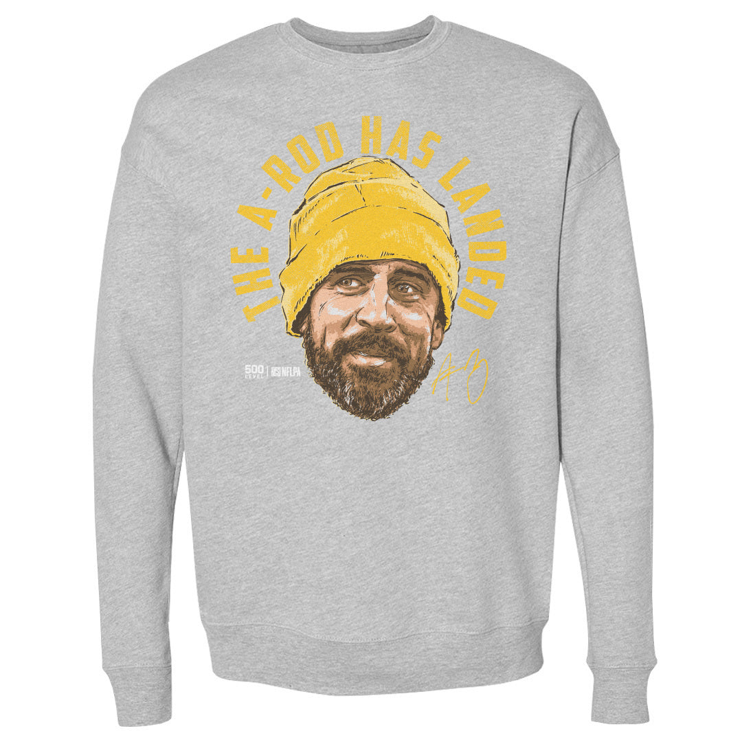 Aaron Rodgers Men's Crewneck Sweatshirt | 500 LEVEL