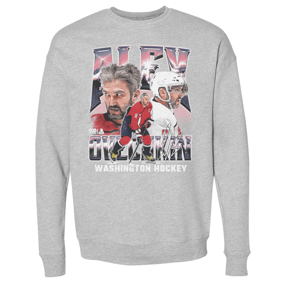 Alex Ovechkin Men's Crewneck Sweatshirt | 500 LEVEL