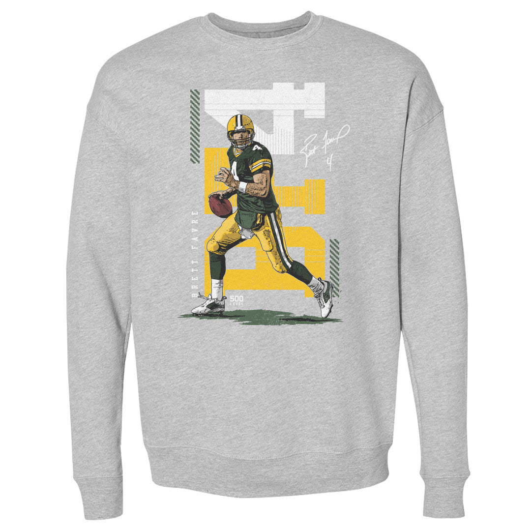 Brett Favre Men's Crewneck Sweatshirt | 500 LEVEL