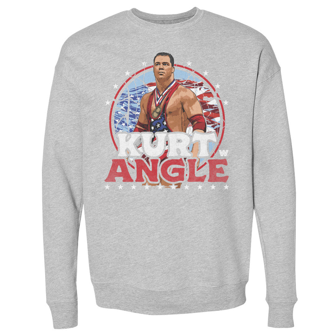 Kurt Angle Men's Crewneck Sweatshirt | 500 LEVEL
