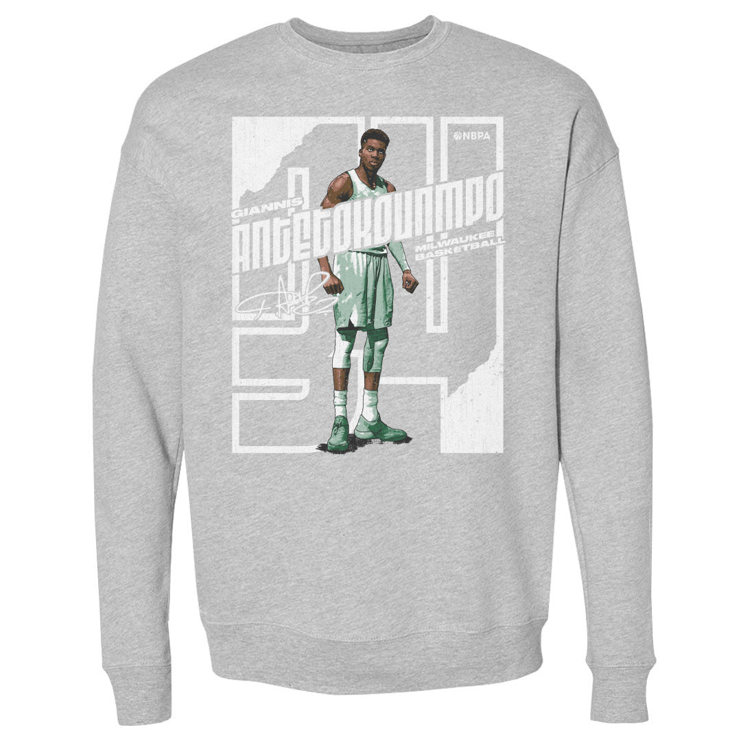Giannis Antetokounmpo Men's Crewneck Sweatshirt | 500 LEVEL